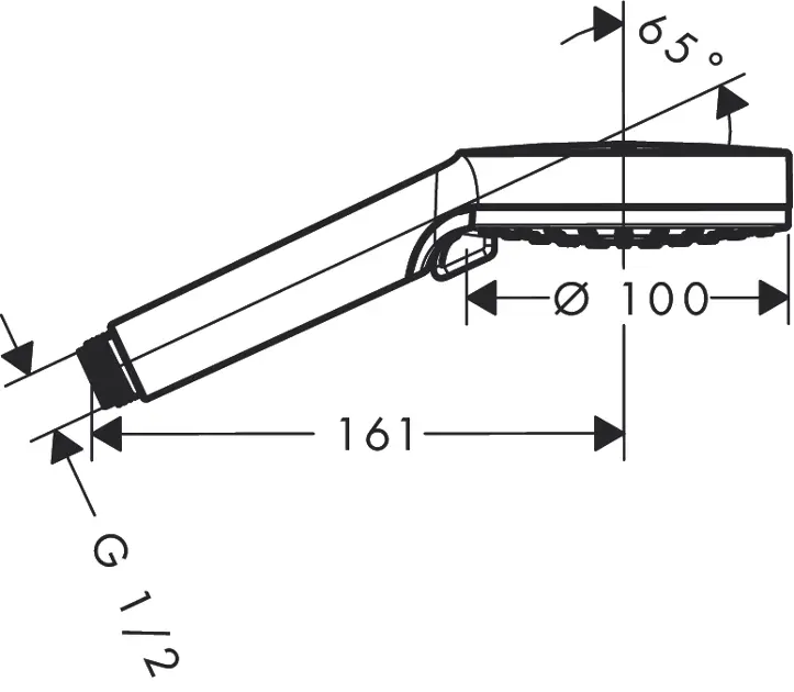 Hansgrohe - Crometta - Kézi zuhanyfej - 26336400 – 2. kép