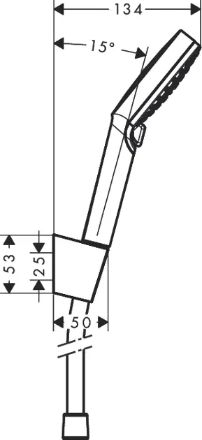 Hansgrohe - Crometta - Kézi zuhanyfej - 26693400 – 2. kép