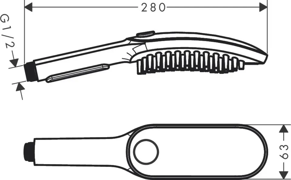 Hansgrohe - DogShower - Kézi zuhanyfej - 26640540 – 2. kép