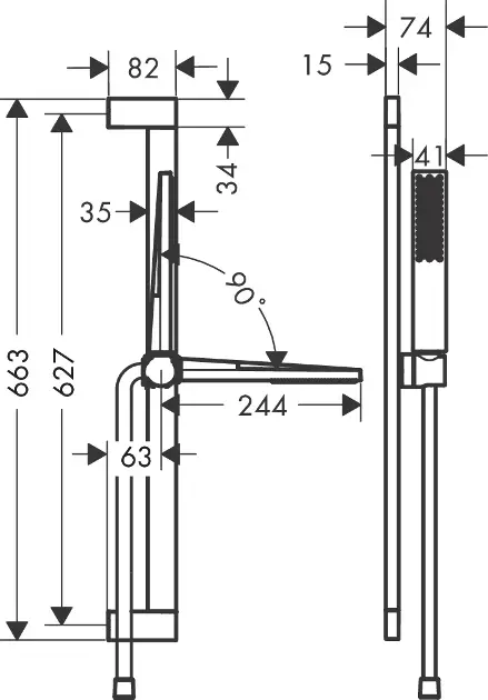 Hansgrohe - Pulsify E - Kézi zuhanyfej - 24370670 – 2. kép