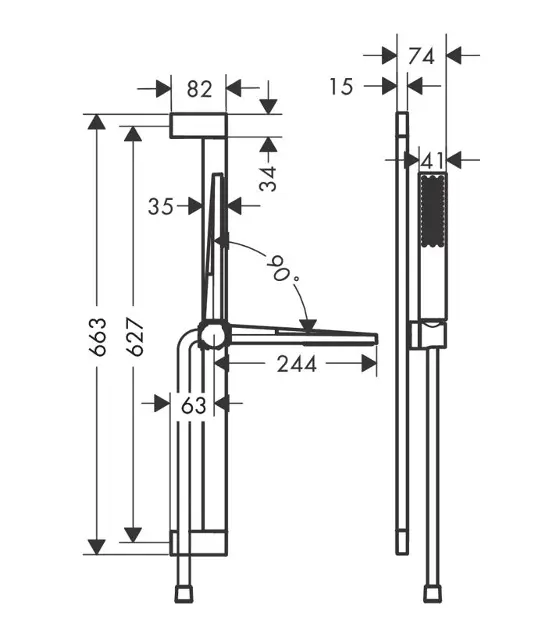 Hansgrohe - Pulsify E - Kézi zuhanyfej - 24371670 – 2. kép