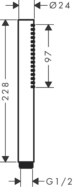 Hansgrohe - Pulsify S - Kézi zuhanyfej - 24126140 – 2. kép