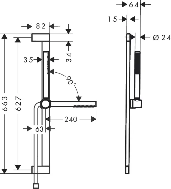Hansgrohe - Pulsify S - Kézi zuhanyfej - 24372000 – 2. kép