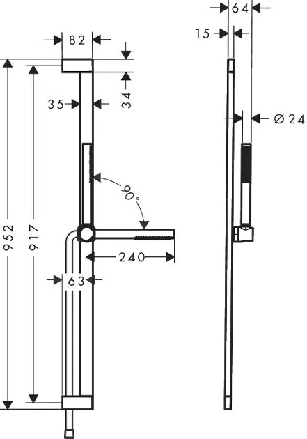 Hansgrohe - Pulsify S - Kézi zuhanyfej - 24383670 – 2. kép