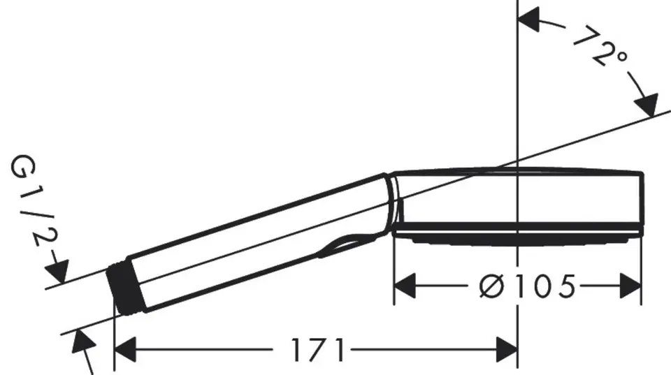 Hansgrohe - Pulsify Select - Kézi zuhanyfej - 24110000 – 2. kép
