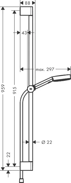 Hansgrohe - Pulsify Select - Kézi zuhanyfej - 24170670 – 2. kép