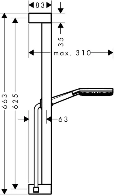 Hansgrohe - Raindance Alive Select S - Kézi zuhanyfej - 24600990 – 2. kép