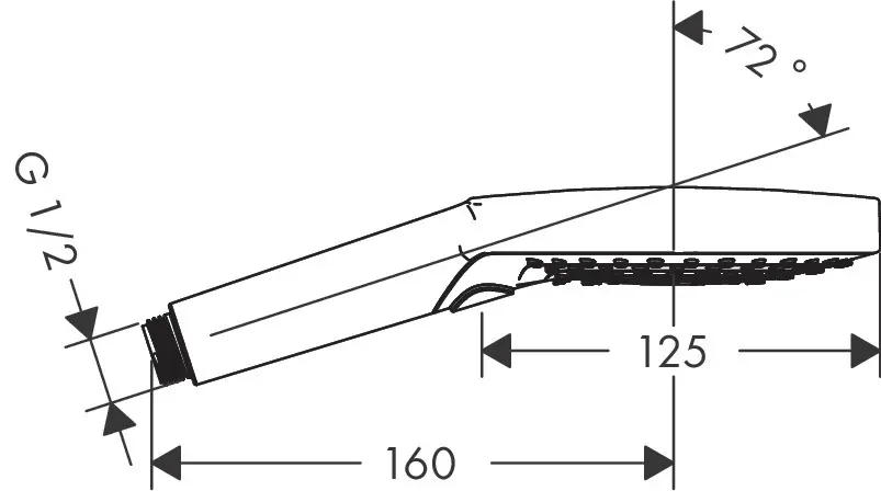 Hansgrohe - Raindance Select S - Kézi zuhanyfej - 26530700 – 2. kép