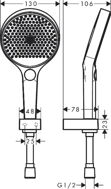 Hansgrohe - Rainfinity - Kézi zuhanyfej - 26851000 – 2. kép