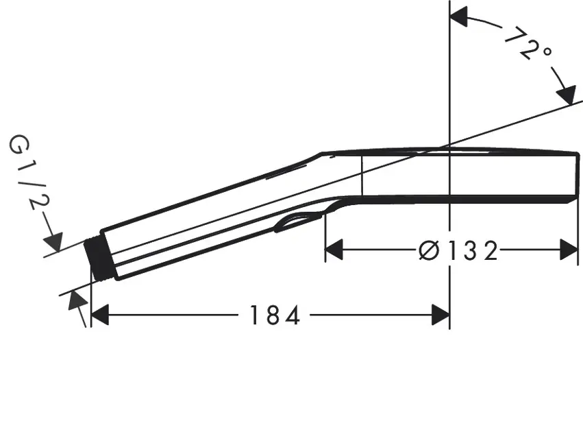 Hansgrohe - Rainfinity - Kézi zuhanyfej - 26865140 – 2. kép