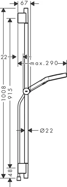 Hansgrohe - Rainfinity - Kézi zuhanyfej - 28743990 – 2. kép