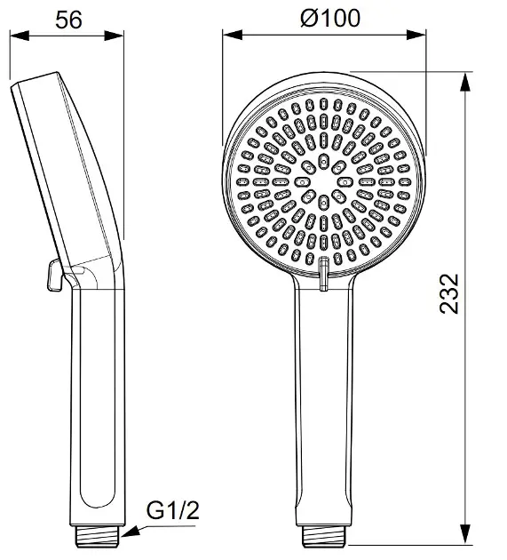 Ideal Standard - ALU+ - Kézi zuhanyfej - BD580AA – 2. kép