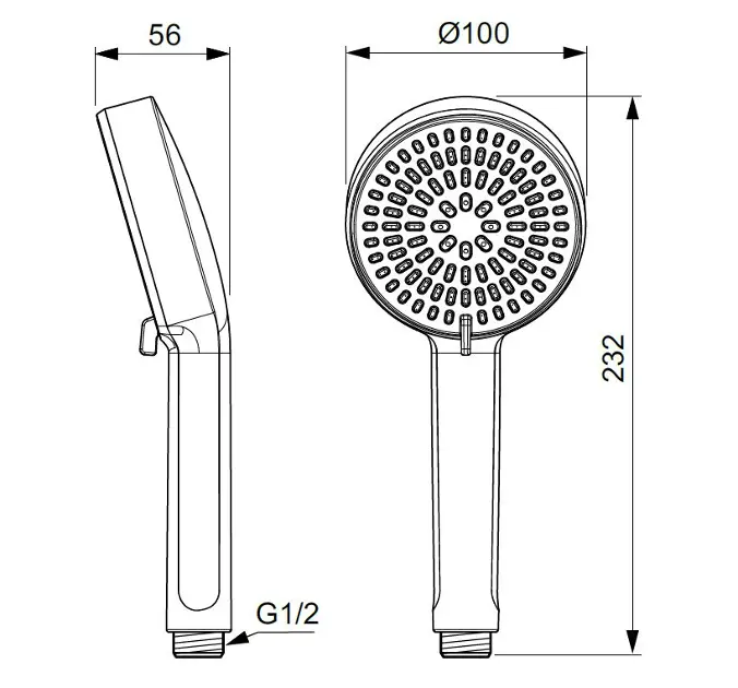 Ideal Standard - ALU+ - Kézi zuhanyfej - BD580SI – 2. kép