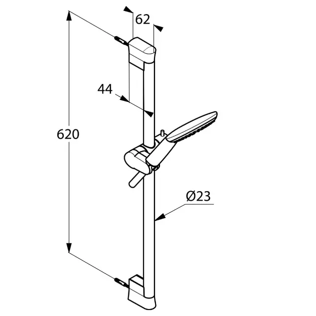 Kludi - Freshline - Kézi zuhanyfej - 6783005-00 – 2. kép