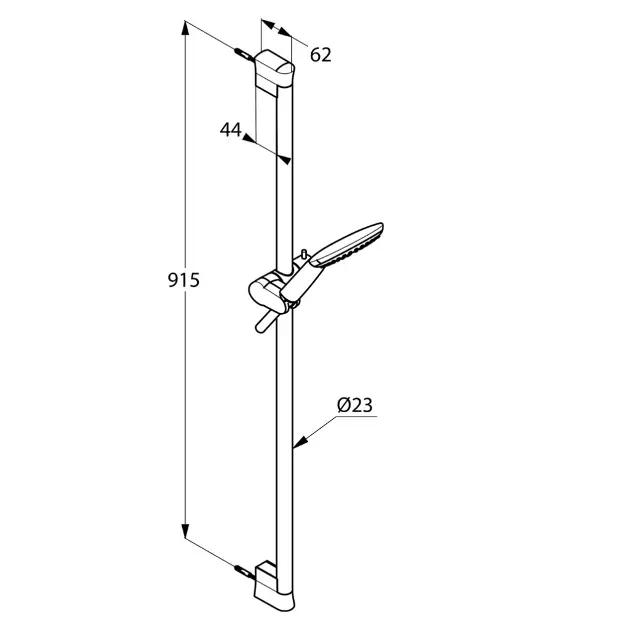 Kludi - Freshline - Kézi zuhanyfej - 6784005-00 – 2. kép