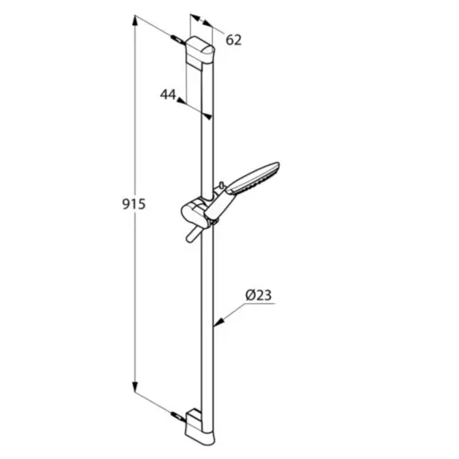 Kludi - Freshline - Kézi zuhanyfej - 6784091-00 – 2. kép