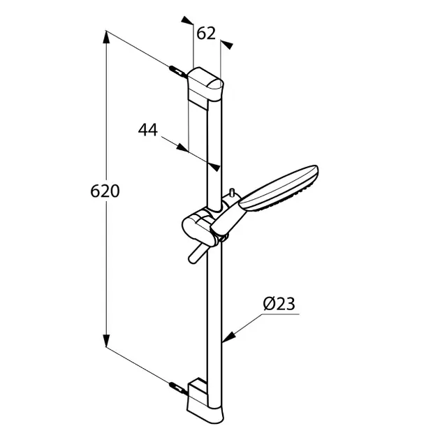 Kludi - Freshline - Kézi zuhanyfej - 6793005-00 – 2. kép