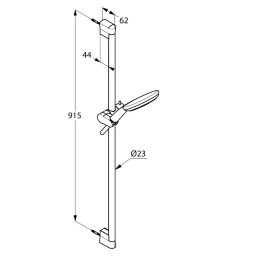 Kludi - Freshline - Kézi zuhanyfej - 6794091-00 – 2. kép