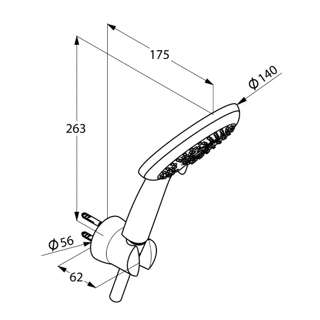 Kludi - Freshline - Kézi zuhanyfej - 6795005-00 – 2. kép