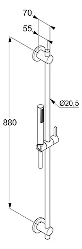 Kludi - Nova Fonte - Kézi zuhanyfej - 20840N1-15 – 2. kép