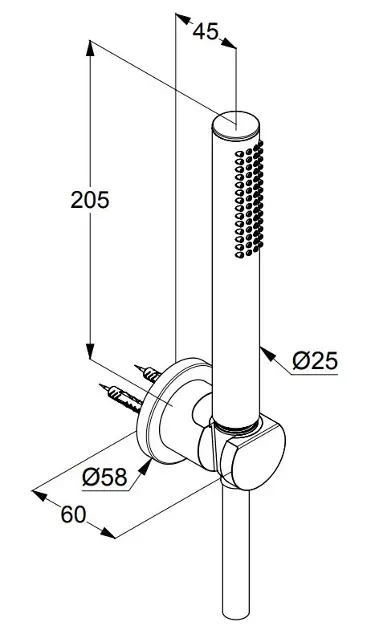 Kludi - Nova Fonte - Kézi zuhanyfej - 2085053-15 – 2. kép