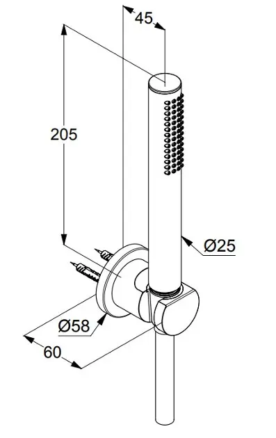 Kludi - Nova Fonte - Kézi zuhanyfej - 20850N0-15 – 2. kép