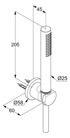 Kludi - Nova Fonte - Kézi zuhanyfej - 20850N5-15 – 2. kép