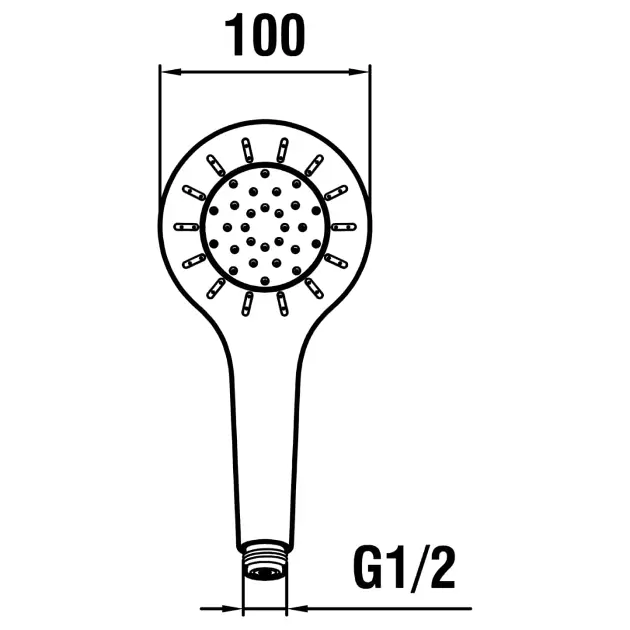 Laufen - Shower fittings - Kézi zuhanyfej - H3619820041531 – 2. kép