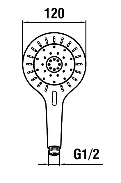 Laufen - Shower fittings - Kézi zuhanyfej - HF939029462000 – 2. kép