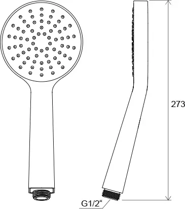 Ravak - Showers - Kézi zuhanyfej - X07P343 – 2. kép