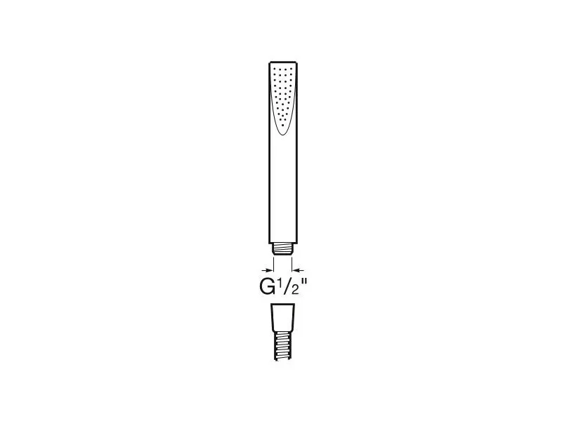 Roca - Bisel - Kézi zuhanyfej - A5B9047C00 – 2. kép