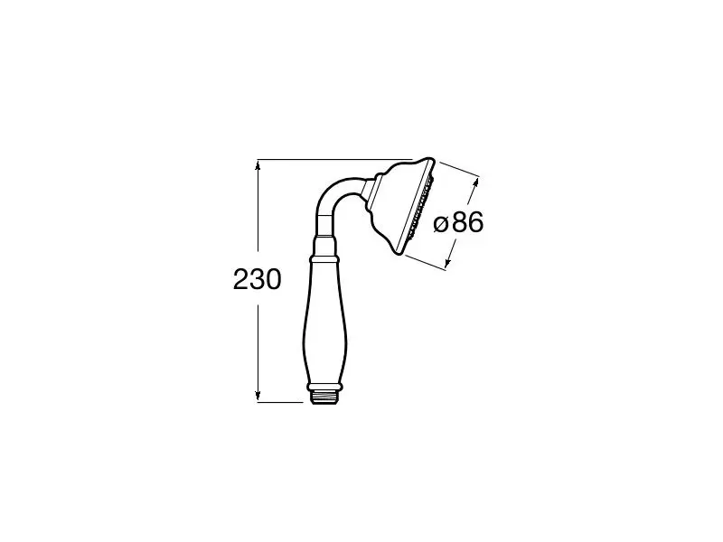 Roca - Carmen - Kézi zuhanyfej - A5B114BC00 – 2. kép