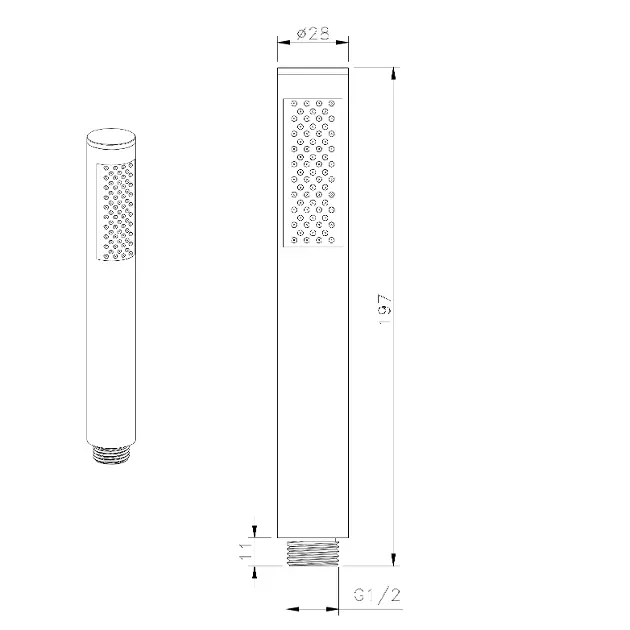 Sapho - Showers - Kézi zuhanyfej - DO219 – 2. kép
