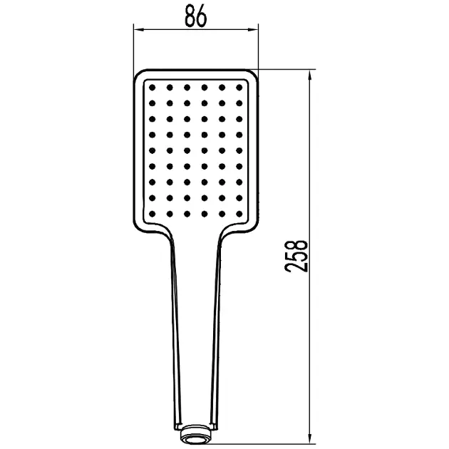 Sapho - Showers - Kézi zuhanyfej - SK776 – 2. kép