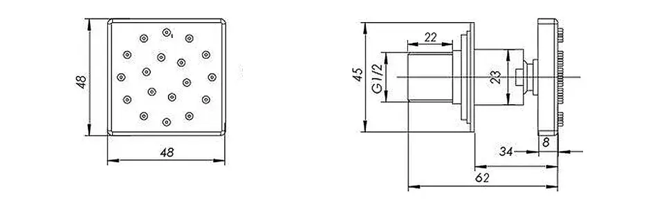Sapho - Showers - Oldalzuhany - AB536 – 2. kép