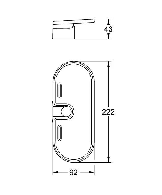 Grohe - Vitalio Universal - Egyéb zuhany kiegészítők - 27725000 – 2. kép