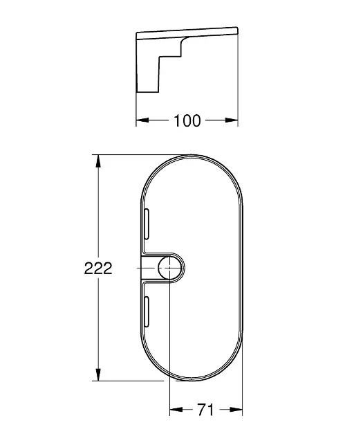 Grohe - Vitalio Universal - Egyéb zuhany kiegészítők - 27725001 – 2. kép