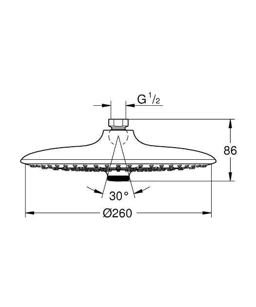 Grohe - Euphoria SmartControl - Zuhany kifolyó könyök - 26457000 – 2. kép