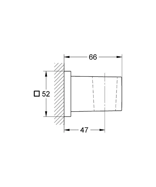 Grohe - Euphoria Cube - Zuhanyfej tartó - 27693000 – 2. kép