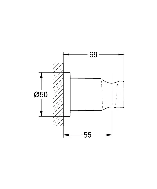 Grohe - Rainshower - Zuhanyfej tartó - 27074GL0 – 2. kép