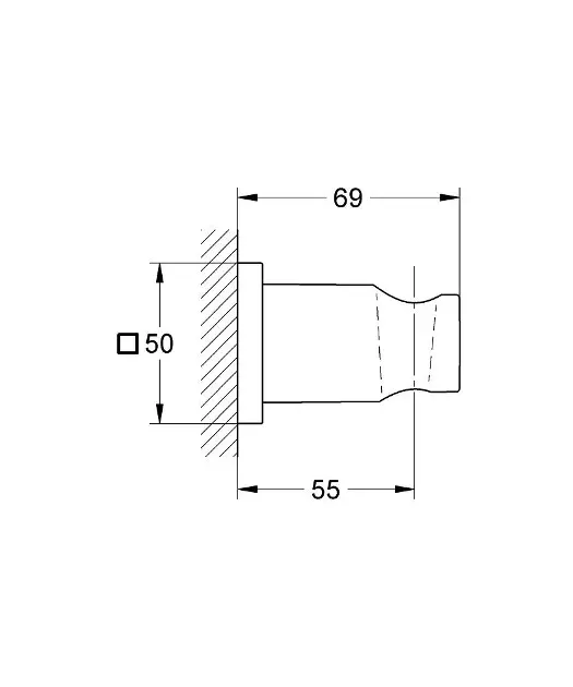 Grohe - Rainshower - Zuhanyfej tartó - 27075GL0 – 2. kép
