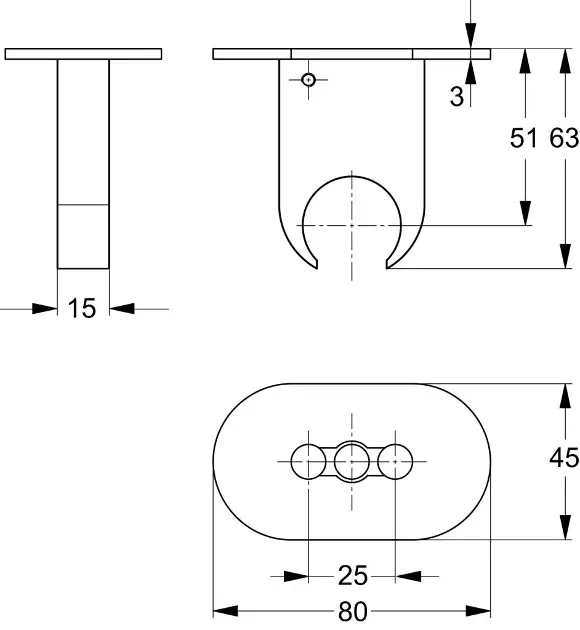 Ideal Standard - Idealrain Pro - Zuhanyfej tartó - B9846AA – 2. kép