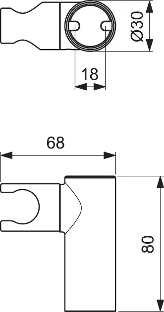 Ideal Standard - Idealrain Pro - Zuhanyfej tartó - B9847AA – 2. kép