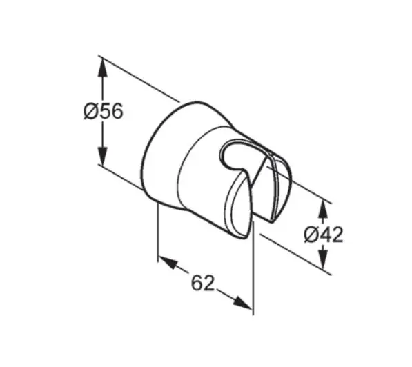 Kludi - Shower head holders - Zuhanyfej tartó - 6305005-00 – 2. kép