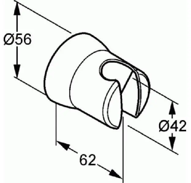 Kludi - Shower head holders - Zuhanyfej tartó - 6305043-00 – 2. kép