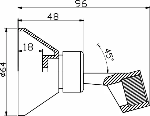 Novaservis - Shower head holders - Zuhanyfej tartó - D/PIXY,0 – 2. kép