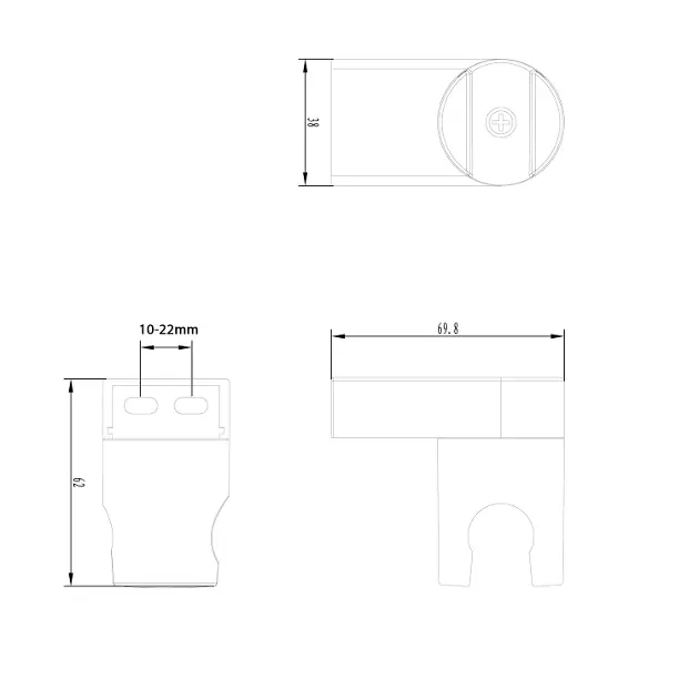 Sapho - Equipment and accessories - Zuhanyfej tartó - 1205-33 – 2. kép