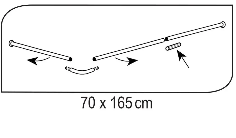 Sapho - Ridder Bathroom accessories - Zuhanyfüggöny rúd - 59500 – 8. kép