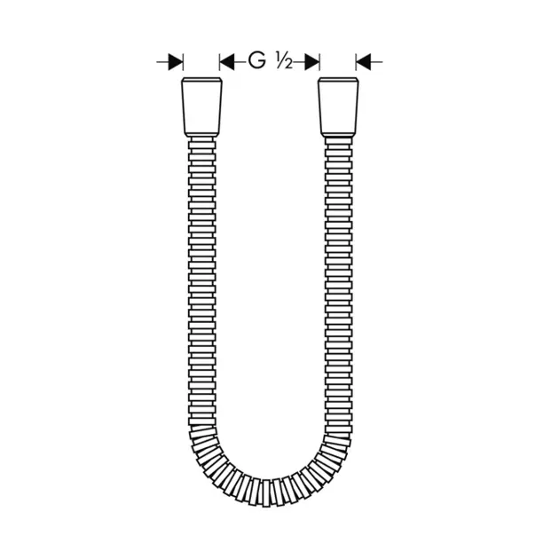 Axor - Shower hoses - Zuhanycső - 28116820 – 2. kép