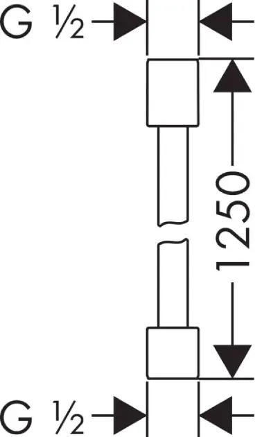 Axor - Shower hoses - Zuhanycső - 28282000 – 2. kép